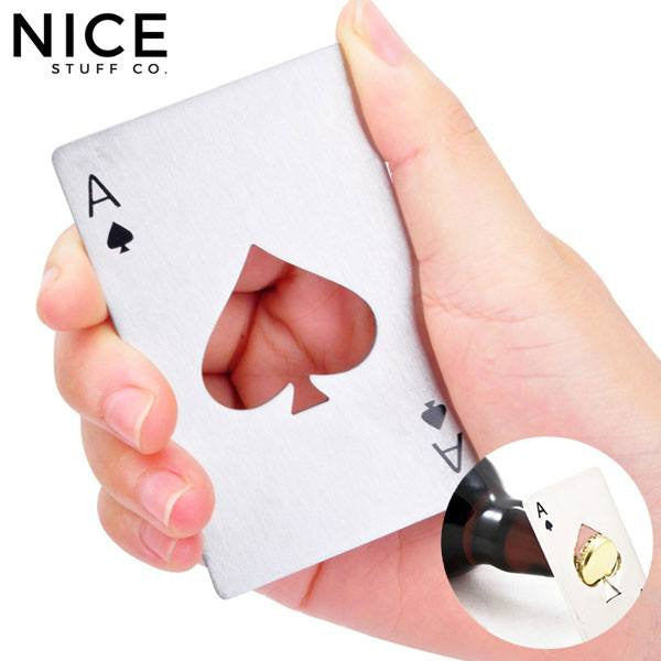 Ace of Spades Bottle Opener