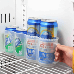 Space-Saving Fridge Can Storage