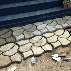 DIY Brick Path Molder