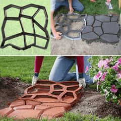 DIY Brick Path Molder