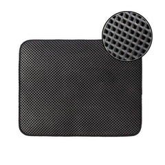Double Layer Cat Litter Mat With Free Shovel