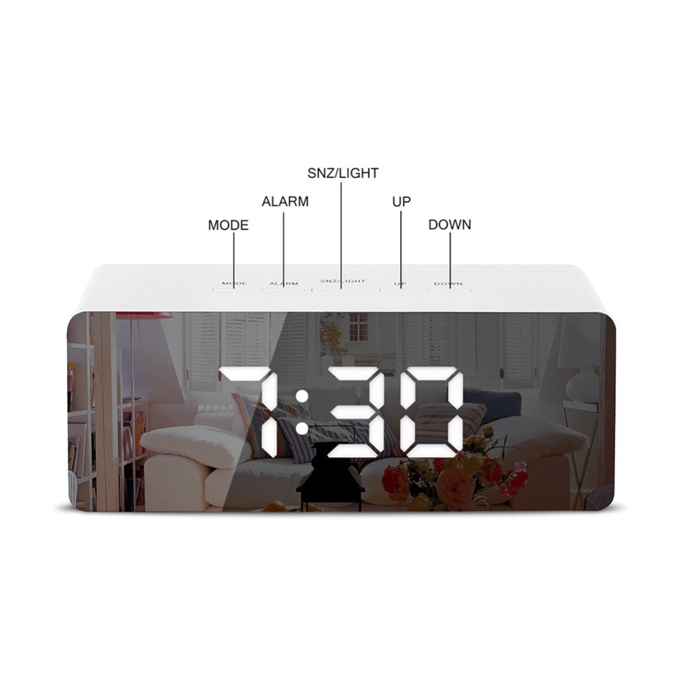 Mirror Alarm Clock
