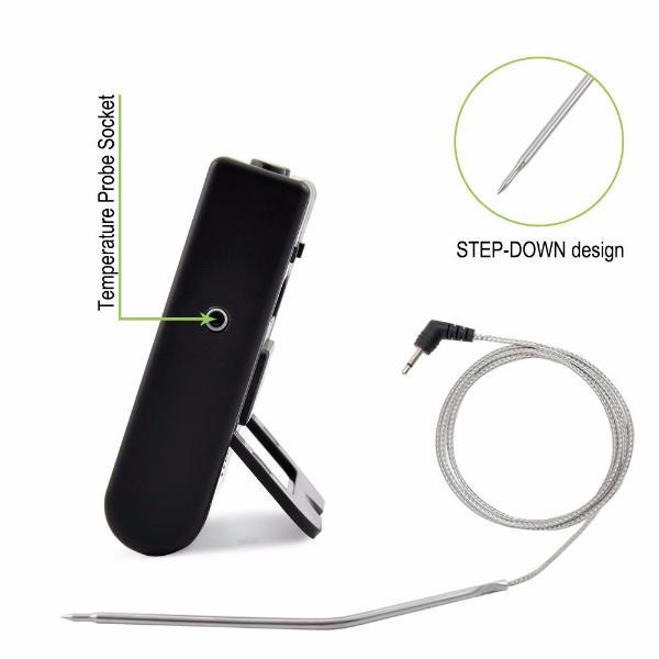 Meat Thermometer With Built-in Clock Timer