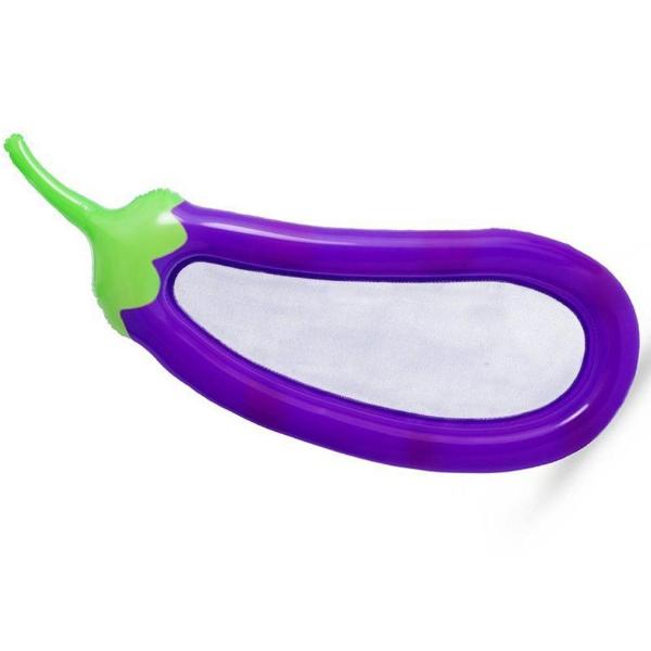 Inflatable Eggplant Lounge Chair