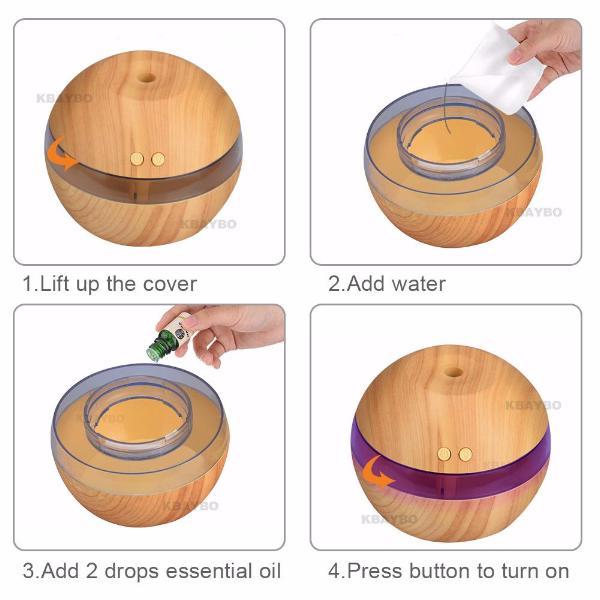 Ultrasonic Aroma Diffuser Humidifier