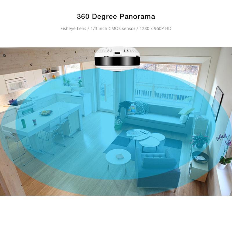 360° Wifi Panoramic Surveillance Camera