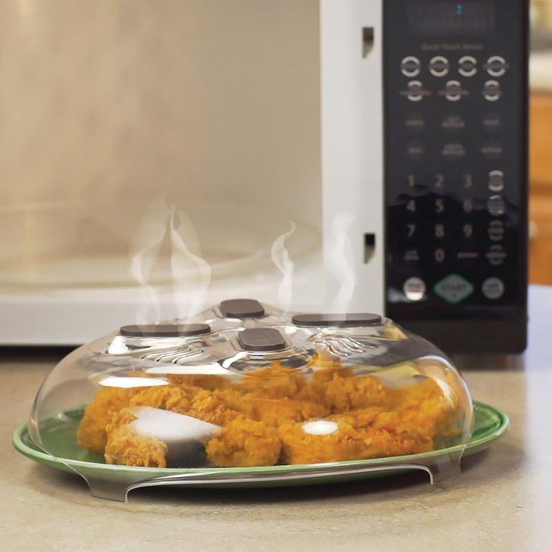 Microwave Magnetic Splatter Hover Cover