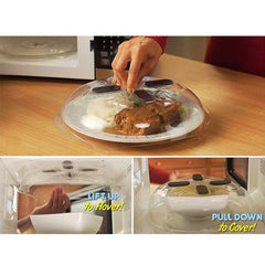 Microwave Magnetic Splatter Hover Cover