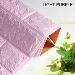 Waterproof Brick Wallpaper