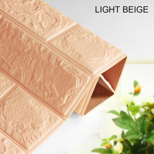 Waterproof Brick Wallpaper