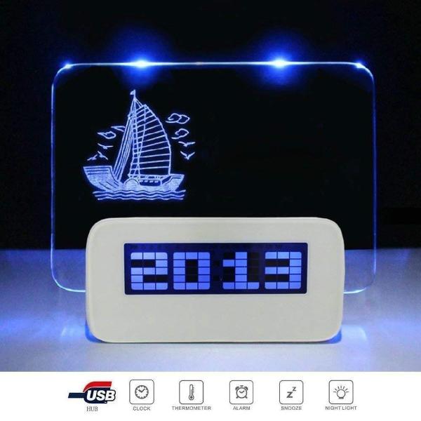 ScribbleClock™ Digital Alarm Clock
