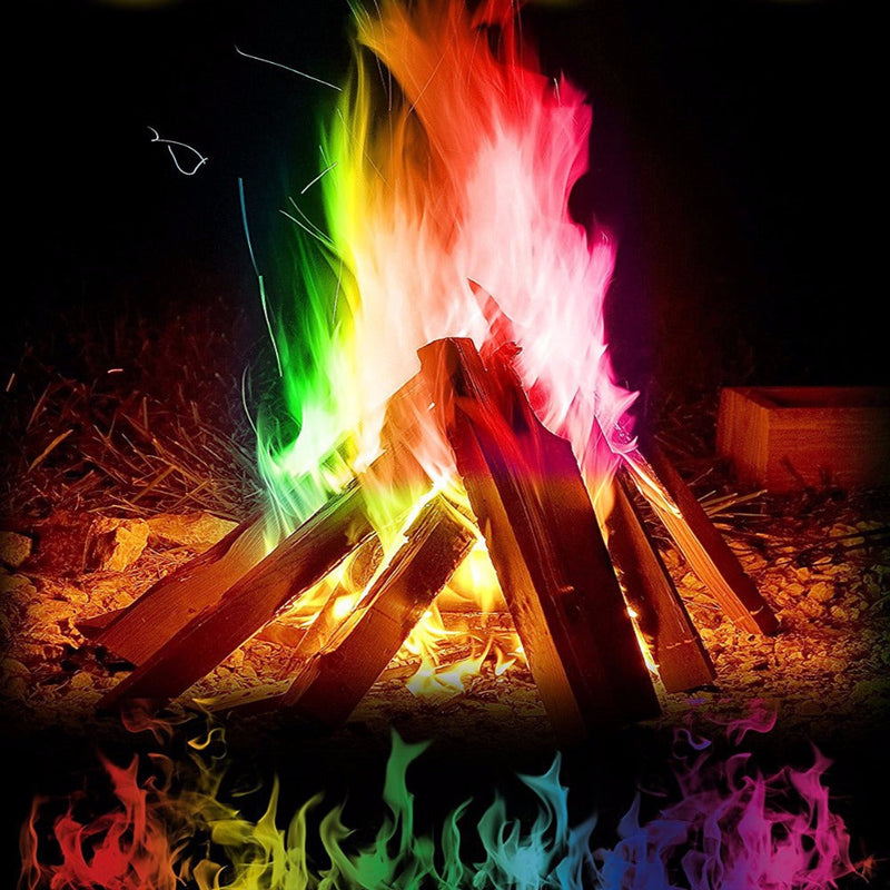 Mystical Color Flames