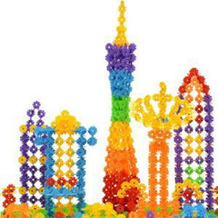 JuniorEinstein™ Multicolor Snowflake Building Blocks
