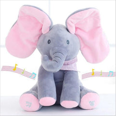 Peek-A-Boo Baby Elephant (Pink)