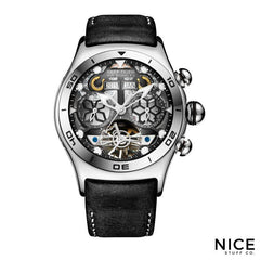 Elegant Sapphire Crystal Tourbillon Watch