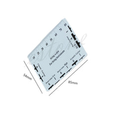 StringAction™  String Gauge Ruler