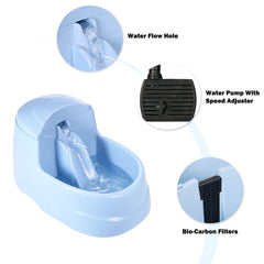 Carbon-filtered Pet Drinking Fountain