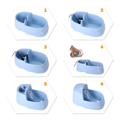 Carbon-filtered Pet Drinking Fountain