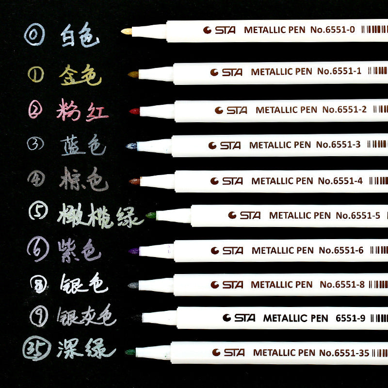 Scribbles™ Metallic Brush Pen (10PCS)