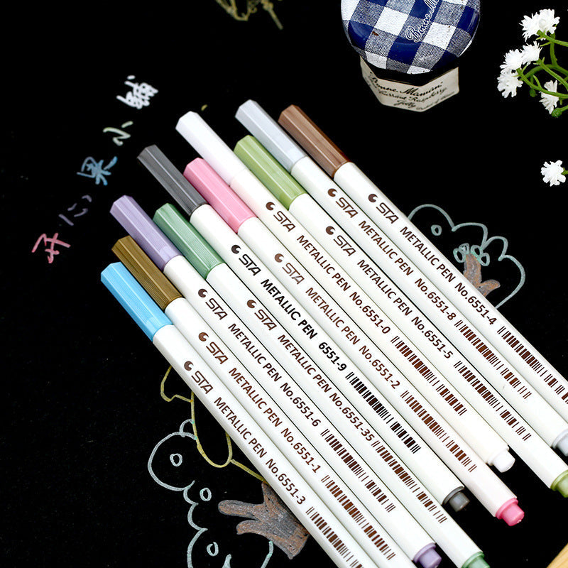 Scribbles™ Metallic Brush Pen (10PCS)