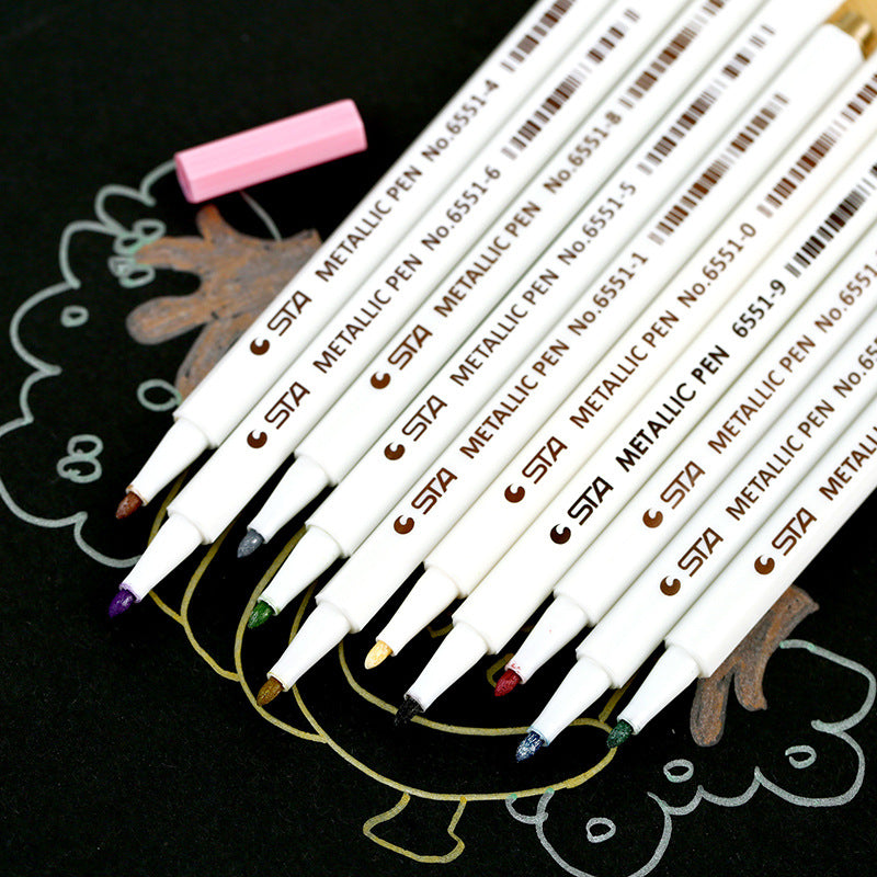 Scribbles™ Metallic Brush Pen (10PCS)