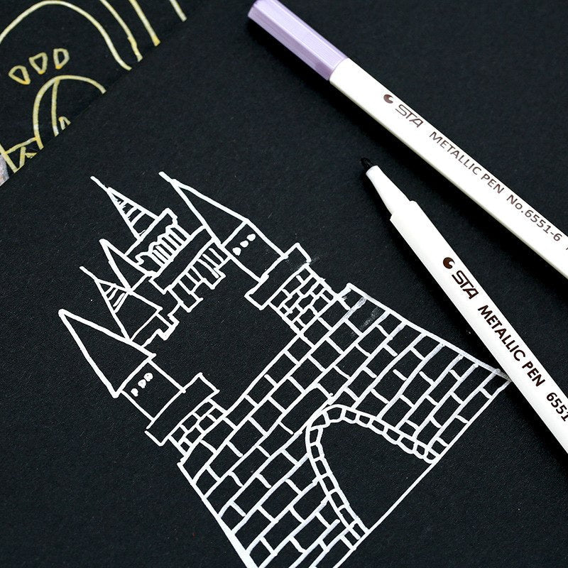 Scribbles™ Metallic Brush Pen (10PCS)