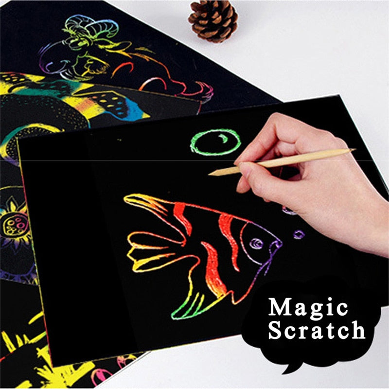 Magic Scratch Art (10 sheets)