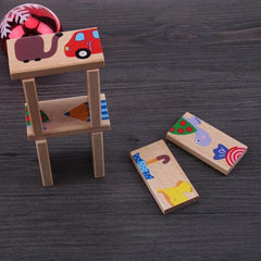 JuniorEinstein™ Wooden Animal Dominoes