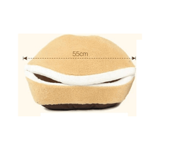 Burger Bun Pet Bed