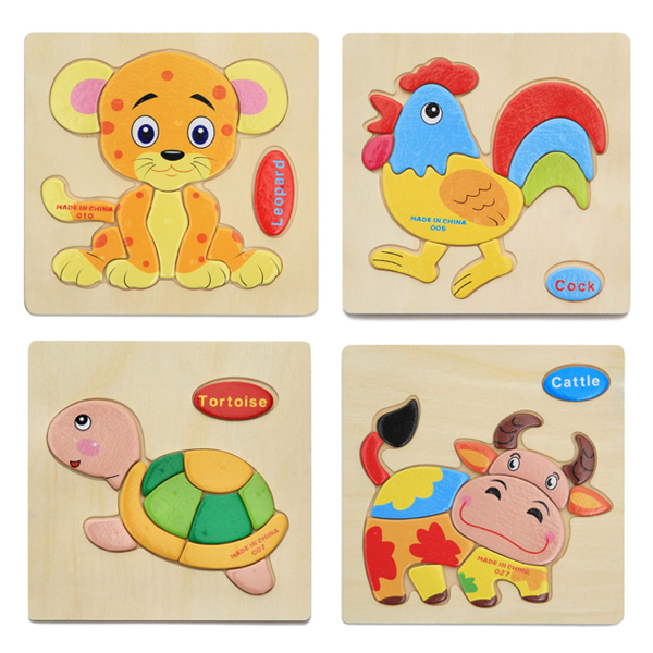 JuniorEinstein™ Wooden Animal Puzzle