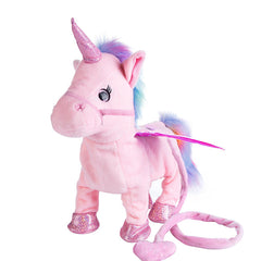 Electric Walking Unicorn Plush Toy