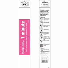 Toilet Unclogging Sticker (3 Pieces)