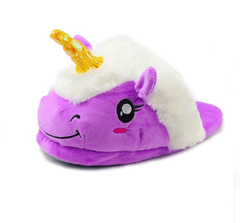 Plush Unicorn Slippers