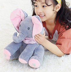 Peek-A-Boo Baby Elephant (Pink)