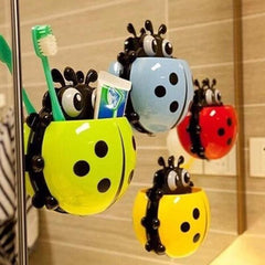 QuirkyFinds™ Ladybug Toothbrush Holder