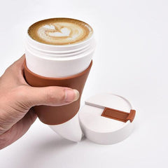 Goat's Horn Thermos Coffee Mug
