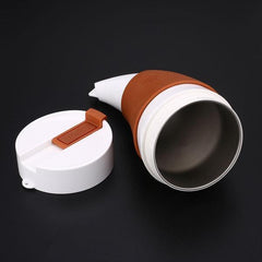 Goat's Horn Thermos Coffee Mug