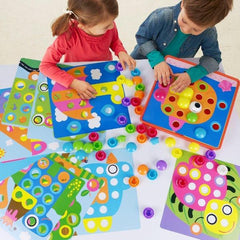 3D Button Art Puzzle