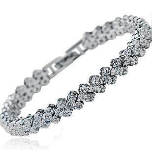 Silver Crystal Bracelet