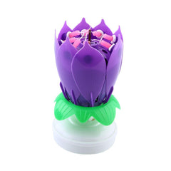 Lotus Birthday Candle