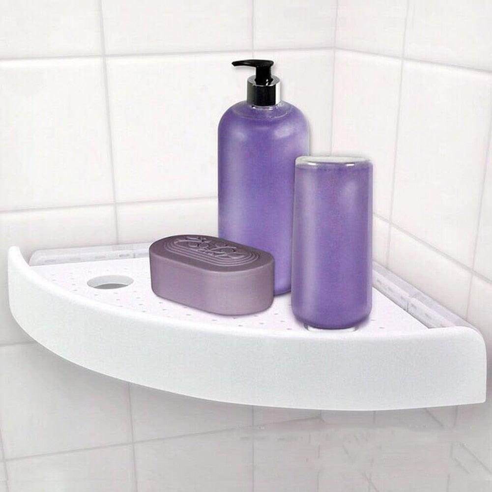 Snap Up Bathroom Shelf Organizer