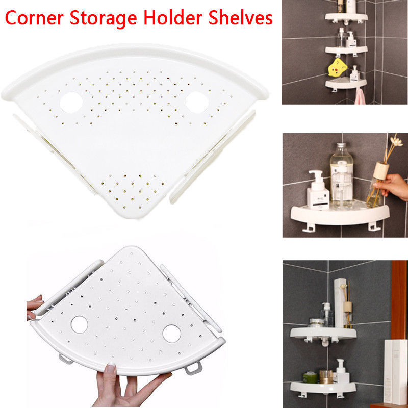 Snap Up Bathroom Shelf Organizer