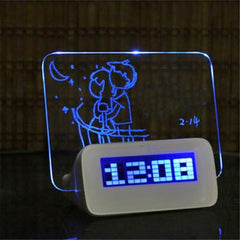 Digital Message Board Clock