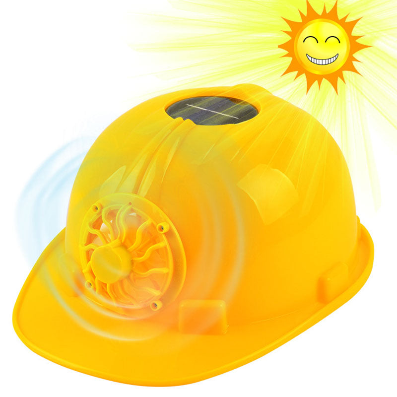 ComfyWorker™ Solar Fan Helmet
