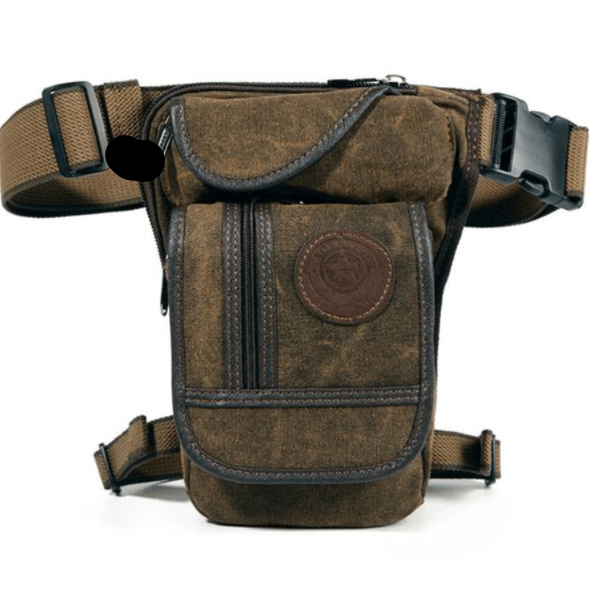 Canvas Leg Drop Waist Bag