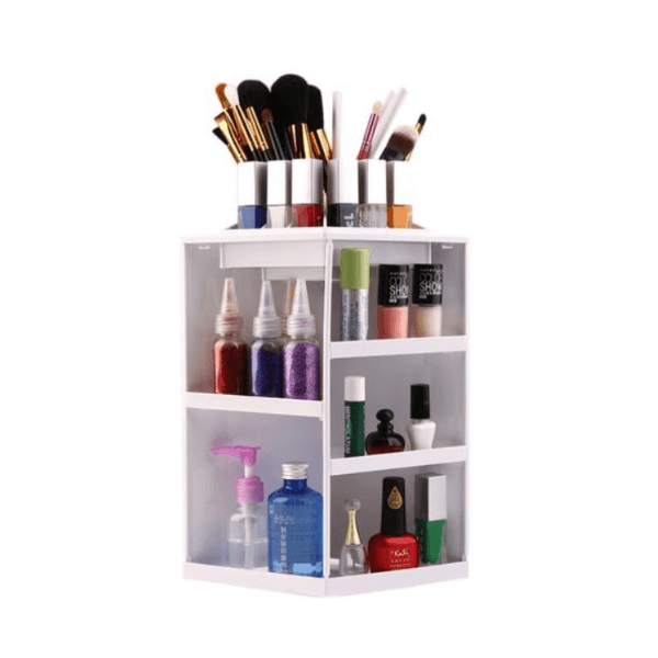 360° Rotating Makeup Organizer