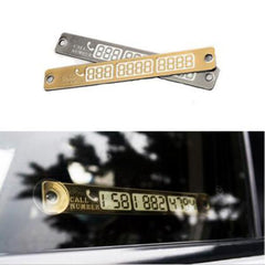 LumiCar™ Parking Notification Number Plate