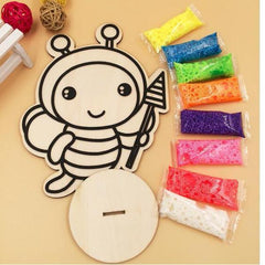 Sand Painting Wooden Board