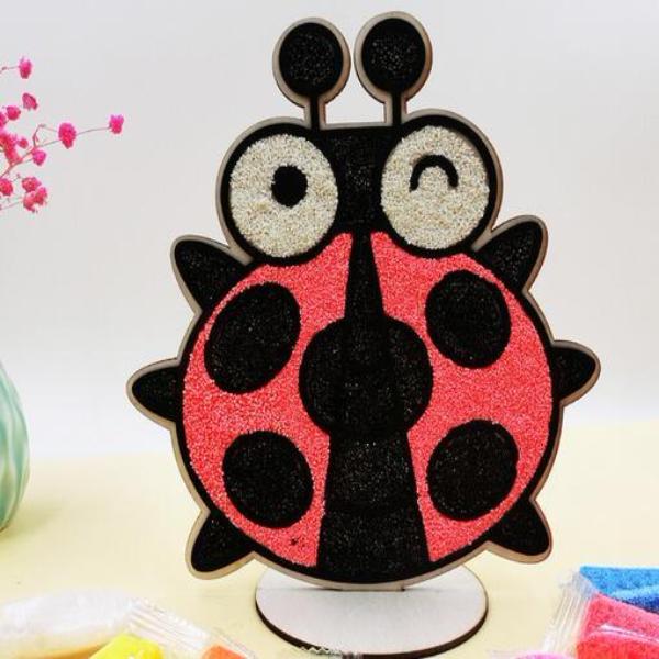 Sand Painting Wooden Board