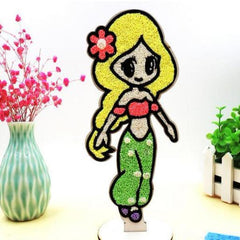 Sand Painting Wooden Board